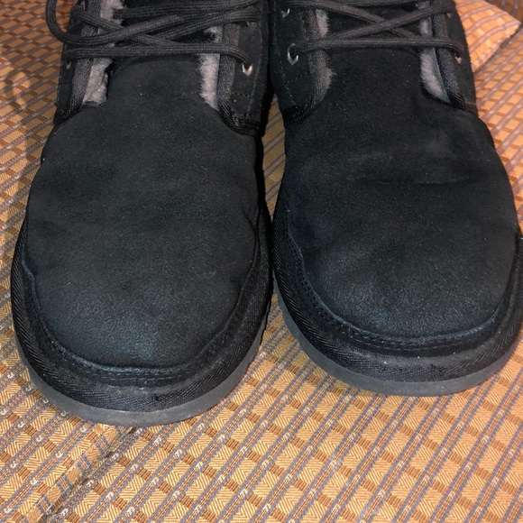 UGG Men’s Harkley Black Boots Size 11 - Picture 15 of 16